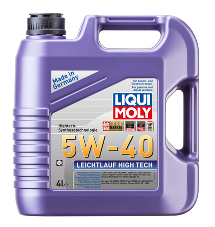 LİQUİ MOLY  Leichtlauf High Tech Motor Yağı 5W40 4 Litre (2595)